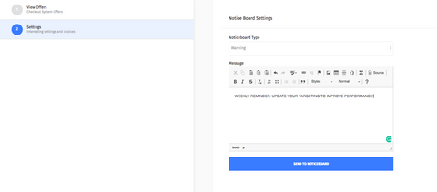 NOTICE BOARD NEXTPOST MODULE
